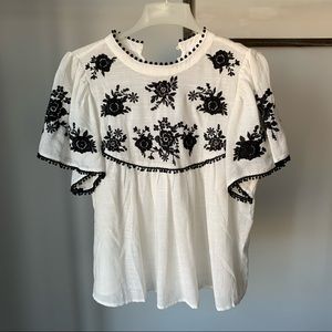 Vici Dolls Embroidered Blouse